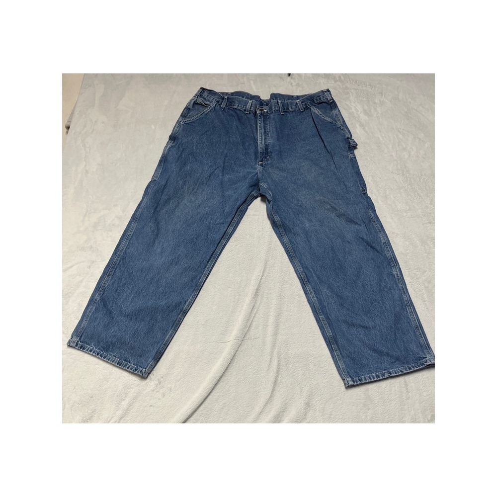 Carhartt B13-DST Original Dungaree Fit Jeans Mens 48x30 Blue Loose Carpenter